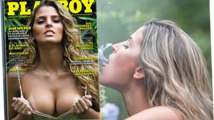 Seksi voleybolcu Playboy'a soyundu!