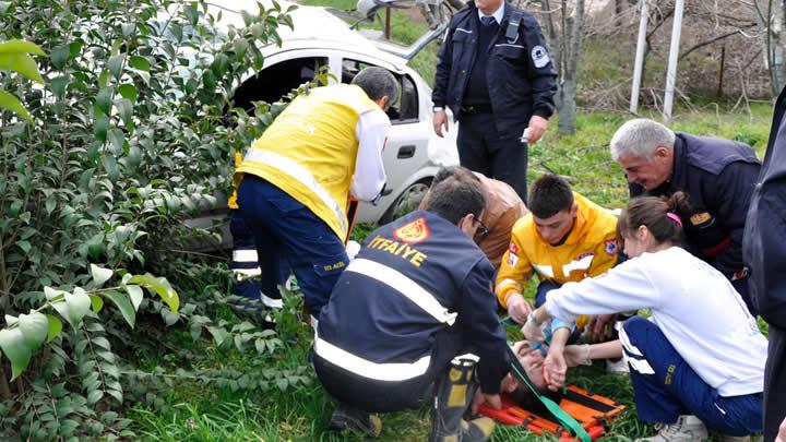 Amasya'da trafik kazas