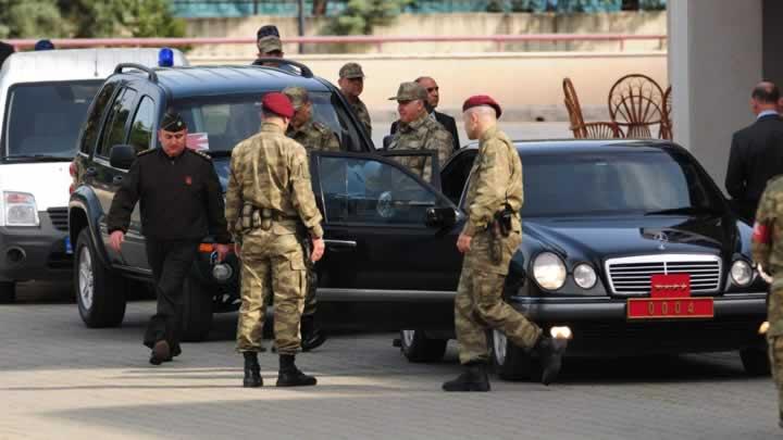 Genelkurmay Bakan Adana'dan Gaziantep'e geti