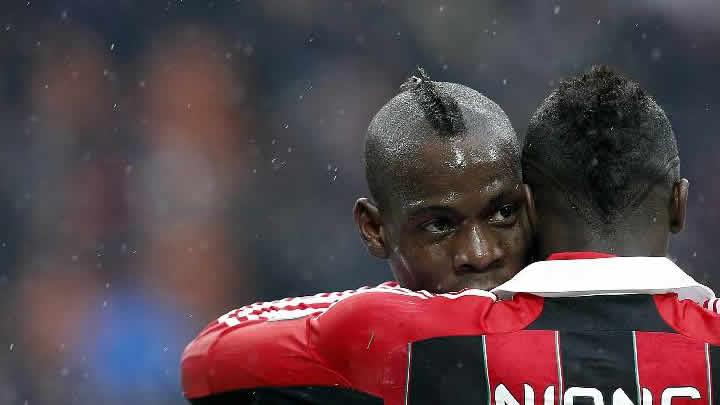 Balotelli, Milan' tad