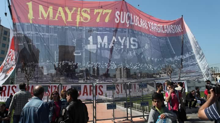  Vali'den Taksim'de 1 Mays aklamas