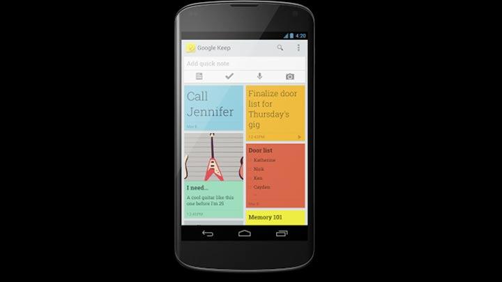 Yeni bloknotunuz: Google Keep