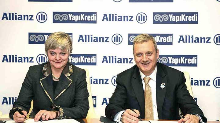 Allianz 1.6 milyar lira dedi Yap Kredi'yle liderlie kt