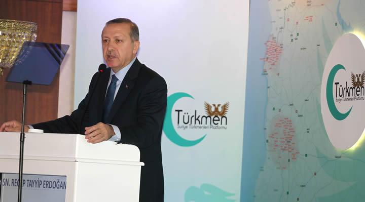 Erdoan'dan Trkmenler'e tam destek