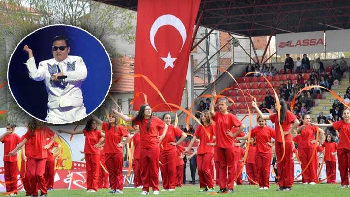 23 Nisan gangnam style 23 nisanda yabanc mzik yasa fotoraflar resimleri