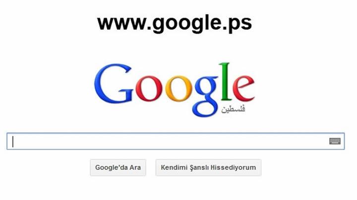 Google Filistin'i tand