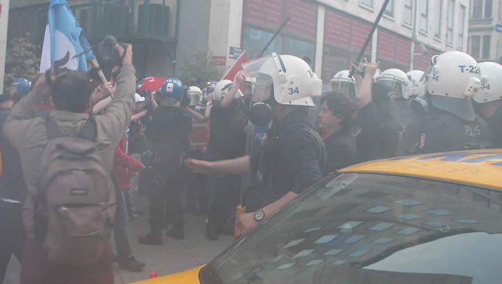 stiklal Caddesi'nde biber gazl mdahale