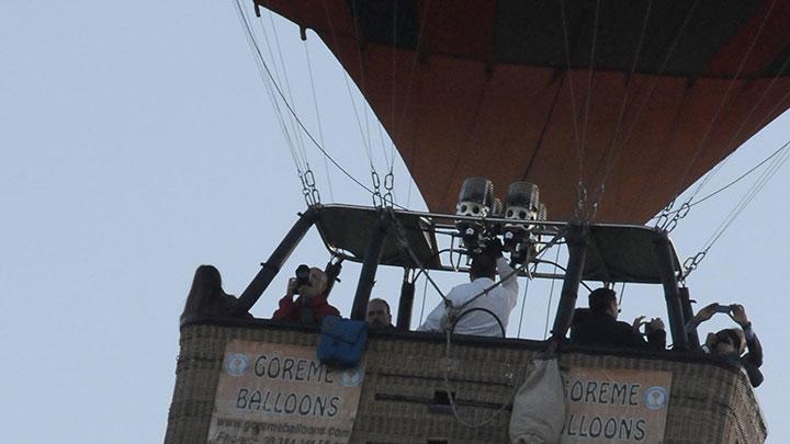 Maliye Bakan Mehmet imek'ten Kapadokya'da balon keyfi