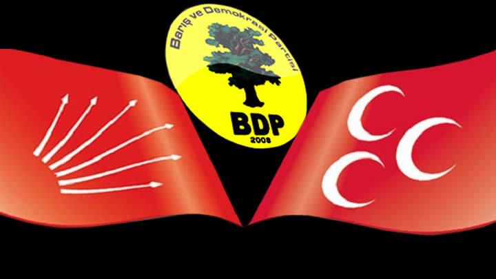 MHP, CHP ve BDP imzasn ekti