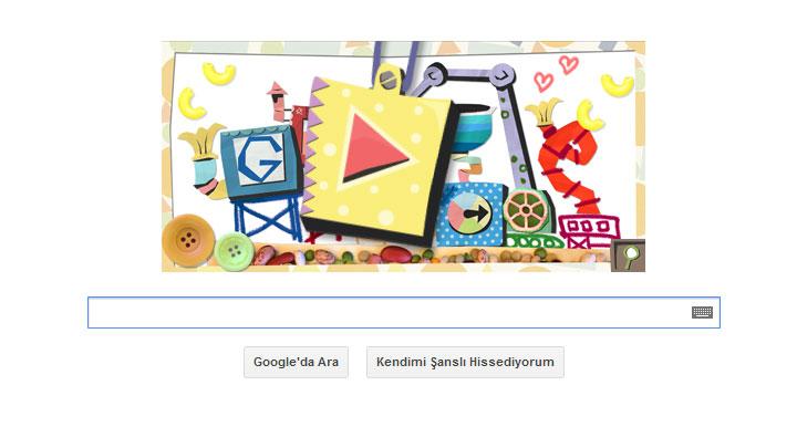 Google'dan Anneler Gn iin kart yapan doodle!