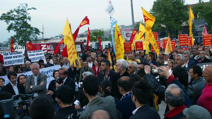 Kadky'de Reyhanl saldrs protestosu