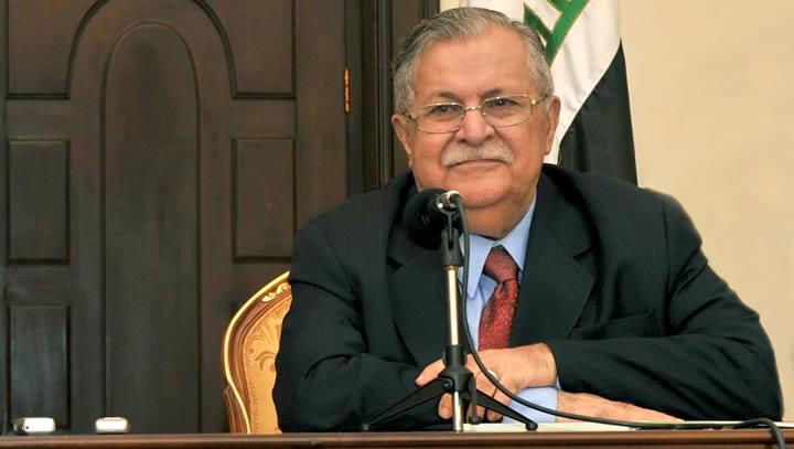 Talabani'den 5 ay sonra ilk grnt geldi