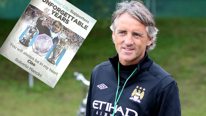 Roberto Mancini'den taraftara ilgin veda