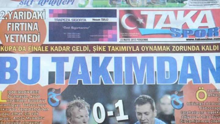 Trabzonspor'da hayal krkl byk