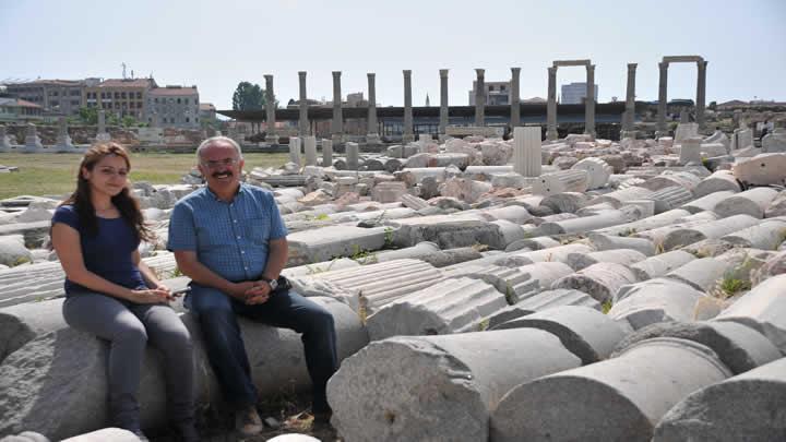 zmir'in kalbinde bir 'Arkeolojik Vaha'