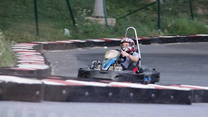 Go-kart pistindeki kaza ucuz atlatld