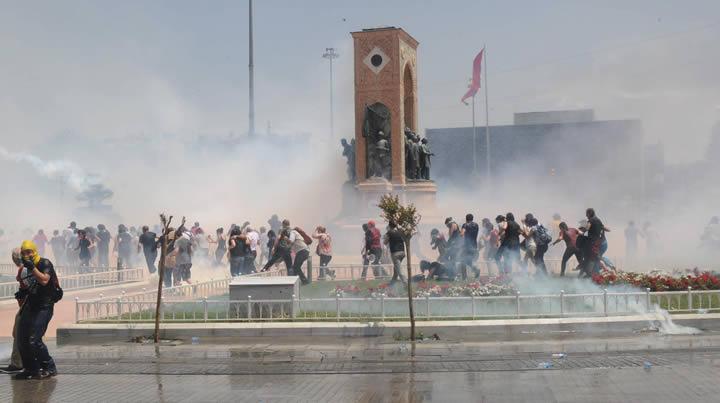 Bakentten gezi park eylemine destek