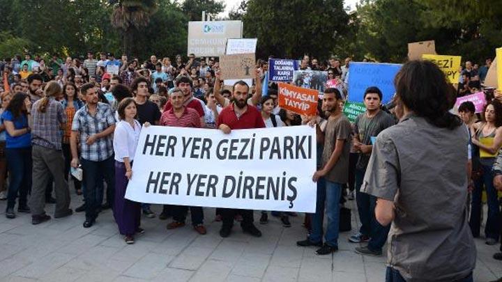 Taksim Gezi Park protestosuna destek