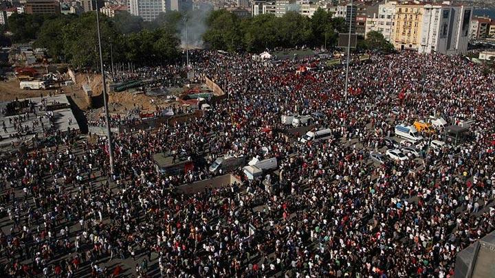 Taksim ald, halk 'Gezi'ye kt