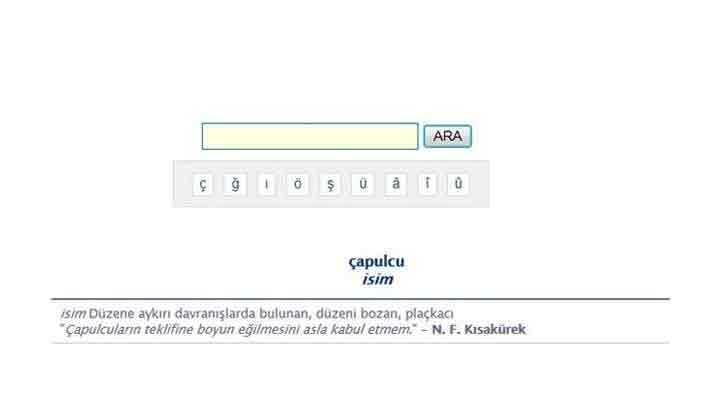 TDK: apulcu kelimesinin anlam 3 yl nce deitirildi