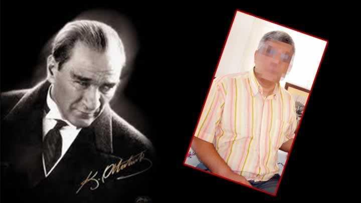 'Din Kltr retmeni Atatrk posterini yrtt' iddias