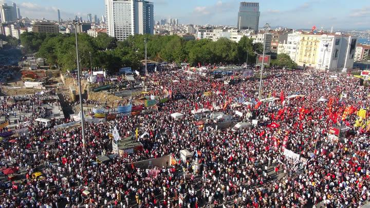 Taksim Gezi Park ilk kez bu kadar kalabalk grd! Taksim Gezi'de son durum