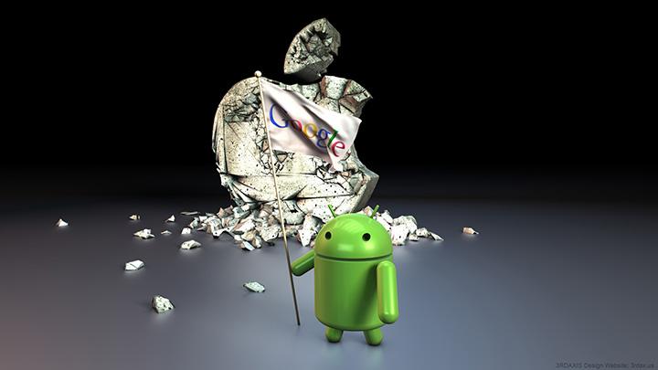 Android Avrupa'da da lider