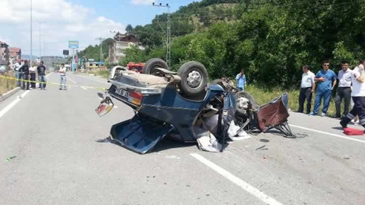 Bolu'da trafik kazas