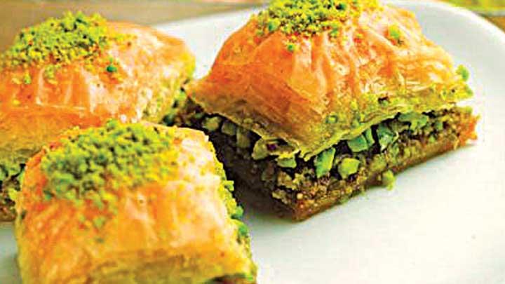 Hedefi 200 ton baklava satmak