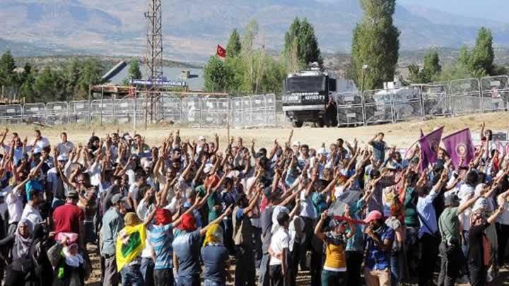 BDP'lilerden Lice'de protesto yry