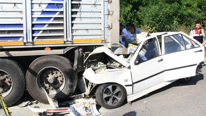 Ordu'da cenaze yolunda kaza: 4 l