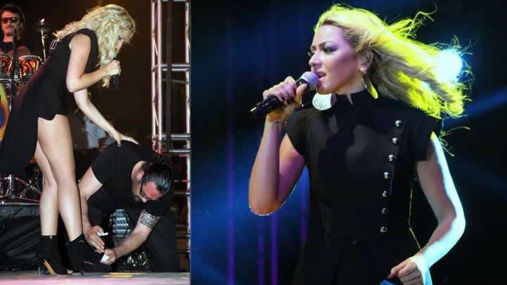 Hadise'ye Babakan korumas!