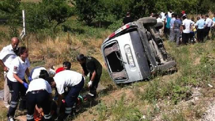 Isparta'da trafik kazas