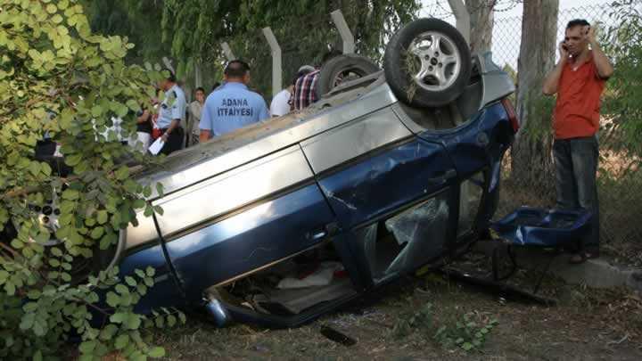 Adana'da trafik kazas