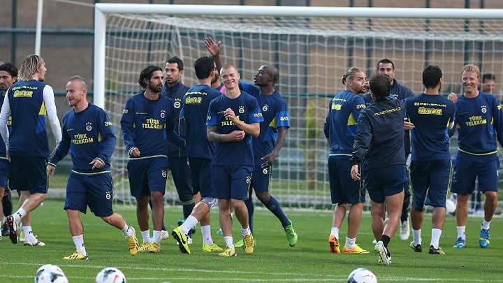 Fenerbahe akam antreman yapt