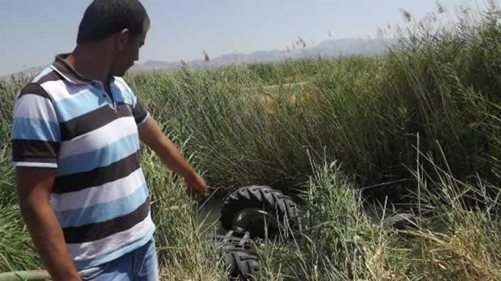 Konya'da bir ifti traktrn altnda kald