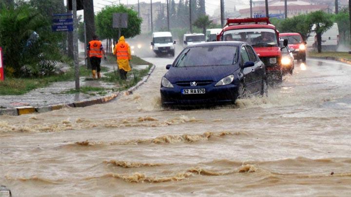 Ordu'da sel felaketi