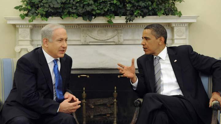 Obama Netanyahu ile Filistin'i konutu