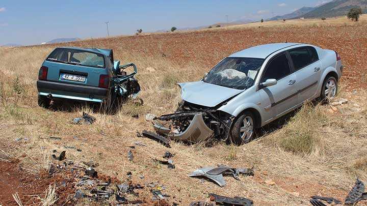 Konya'da trafik kazas