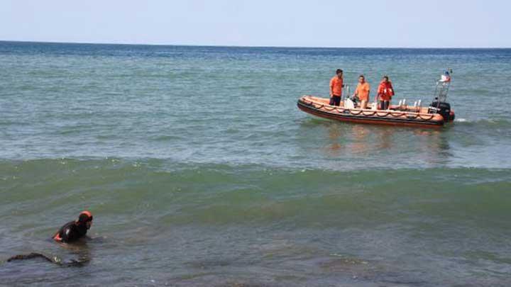 Giresun'da bir ocuk bouldu