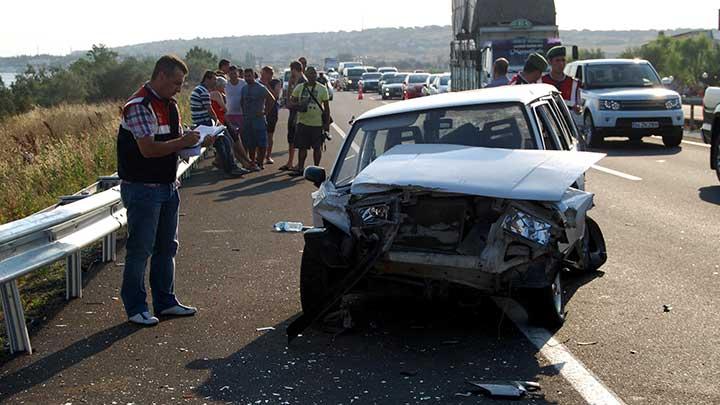 Tekirda'da trafik kazas