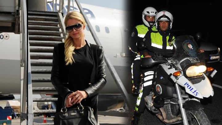 Paris Hilton, polisin sicilini bozdu