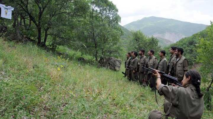 PKK'llar son kurunlarn skp yola ktlar