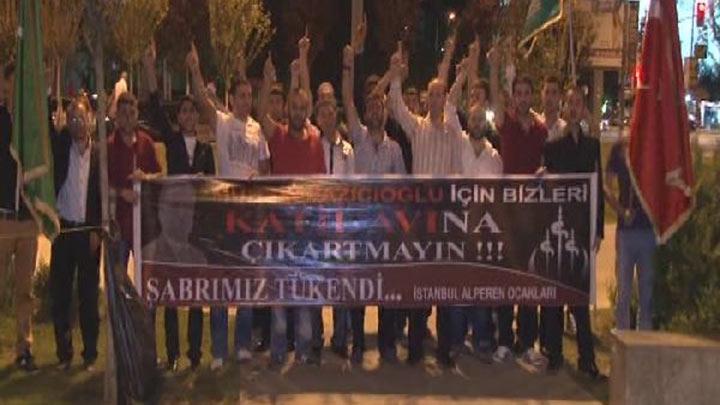 Ataehir'de Muhsin Yazcolu eylemi