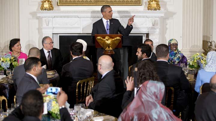 Obama iftar verdi, Kuran'dan alnt yapt