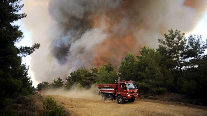 anakkale'de orman yangn