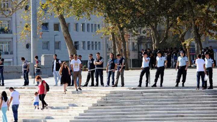 Polis Gezi Park'na girii kapatt