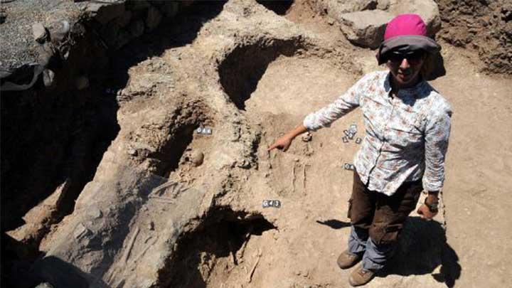 Tokat'ta 1100 yllk mezarlk bulundu