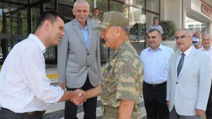 YA ile emekli olan Korgeneral Altnta'tan veda ziyareti