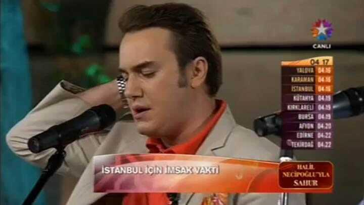 Mustafa Ceceli ezan okudu